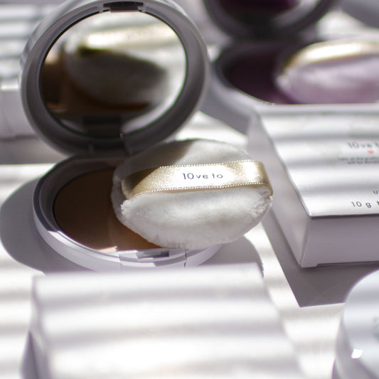 10ve to UVパウダー用 パフ(クリアタイプ)プレゼント!