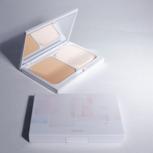 高カバーなのに軽い。ラブトゥのパウダーファンデを実際に使ってみた